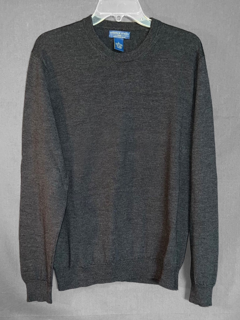 Joseph & Lyman Dark Gray Crew Neck Sweater